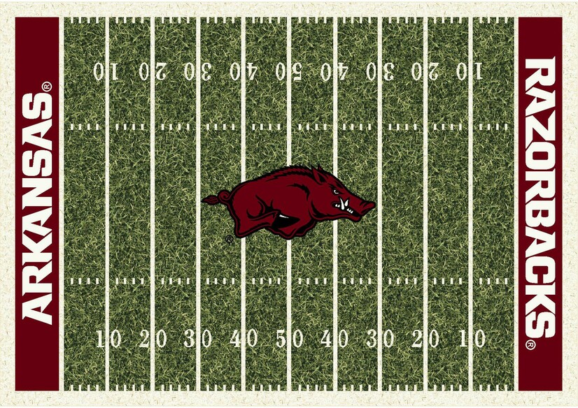 Imperial COLLEGE University Of Arkansas Homefield Rug