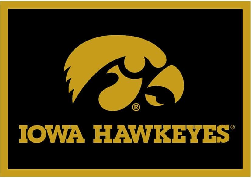 Imperial COLLEGE University Of Iowa Spirit Rug