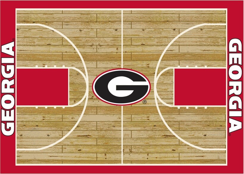 Imperial COLLEGE University Of Georgia  Courtside Rug