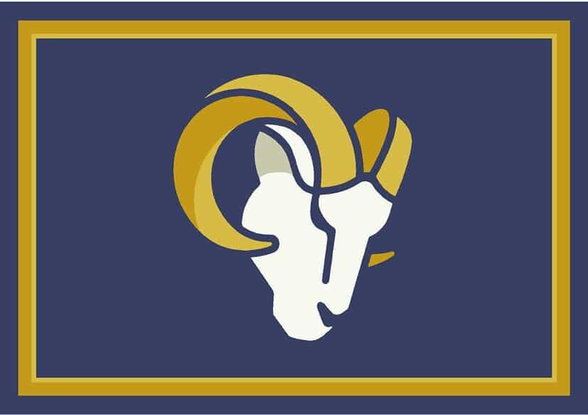 Imperial NFL Los Angeles Rams  Area  Rug