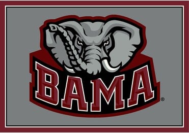 Imperial COLLEGE University Of Alabama  Spirit Rug