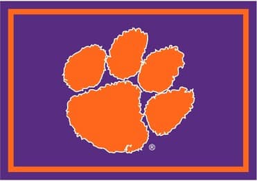 Imperial COLLEGE Clemson University Spirit Rug