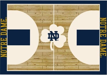 Imperial COLLEGE University of Notre Dame Courtside Rug