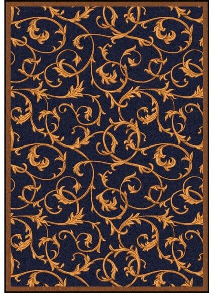 Joy Carpets Any Day Matinee Acanthus Navy