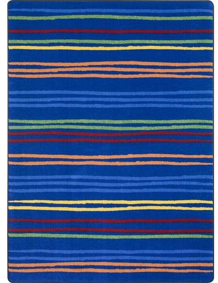 Joy Carpets Kid Essentials All Lined Up Rainbow