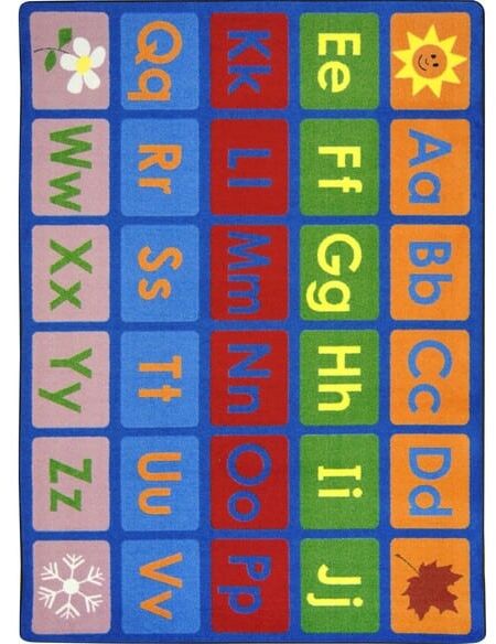 Joy Carpets Kid Essentials Any Day Alphabet Multi