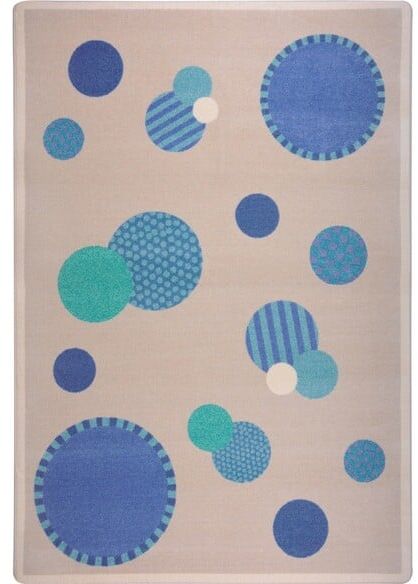 Joy Carpets Playful Patterns Baby Dots Blue