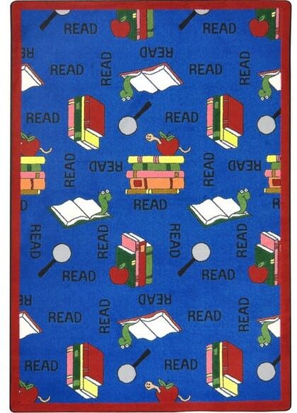 Joy Carpets Kid Essentials Bookworm Blue