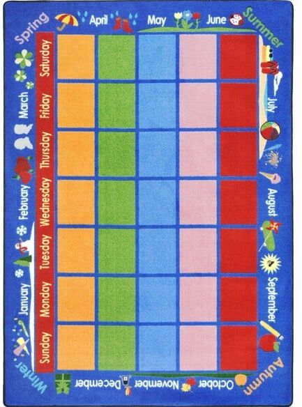 Joy Carpets Kid Essentials Celebrations Calendar Multi