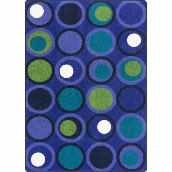 Joy Carpets Kid Essentials Circle Back Indigo