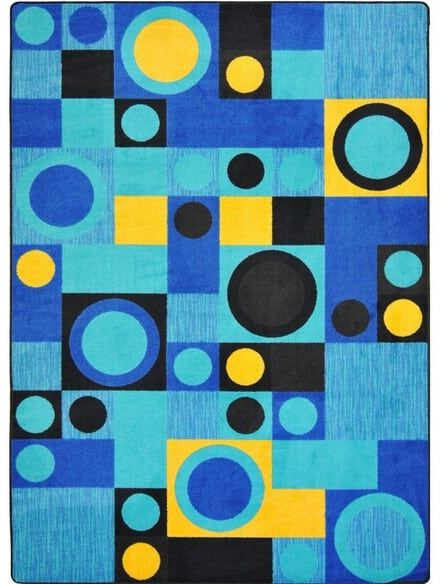 Joy Carpets Kid Essentials City Block Blue