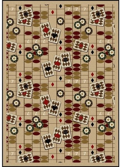 Joy Carpets Games People Play Feeling Lucky Beige