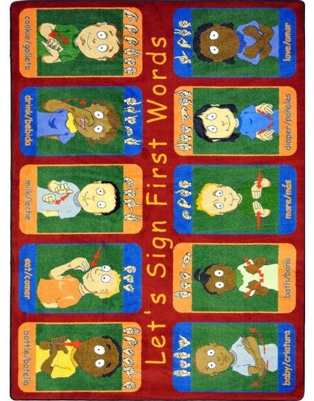 Joy Carpets Kid Essentials First Signs Multi