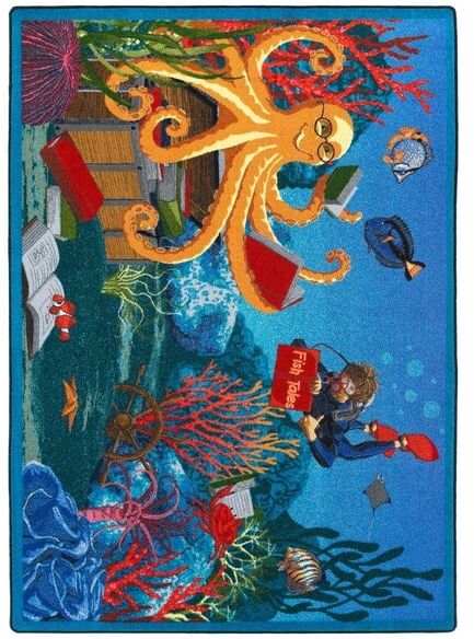 Joy Carpets Kid Essentials Fish Tales Multi