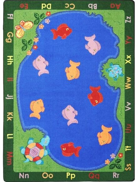 Joy Carpets Kid Essentials Fishin' Fun Multi