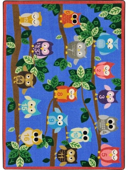 Joy Carpets Kid Essentials It's A Hoot Multi