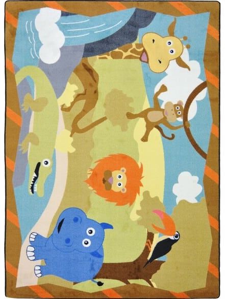 Joy Carpets Kid Essentials Jungle Babies Multi