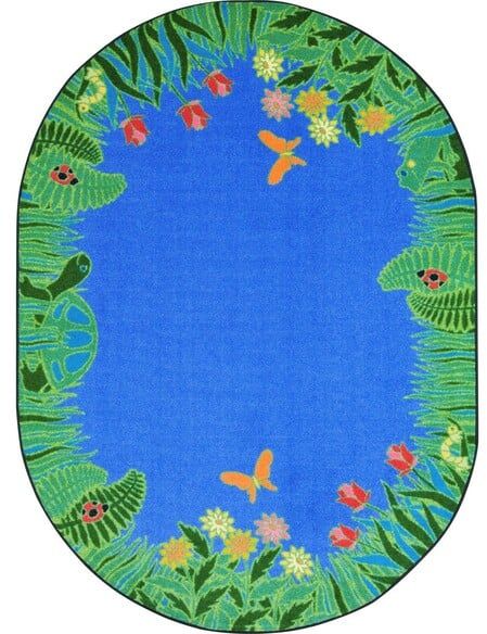 Joy Carpets Kid Essentials Merry Meadows Blue