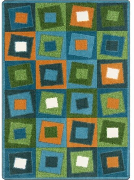 Joy Carpets Kid Essentials Off Balance Citrus