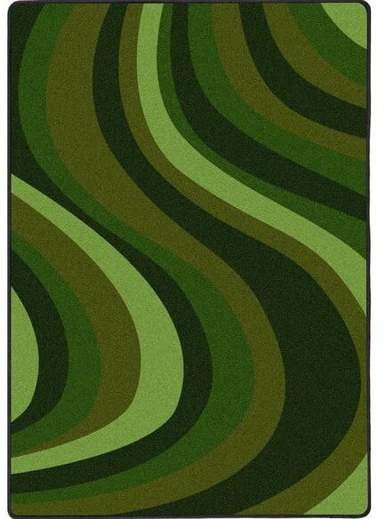 Joy Carpets Kid Essentials On the Curve Green