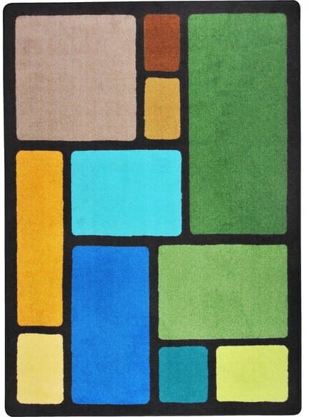 Joy Carpets Kid Essentials Our Block Earthtone