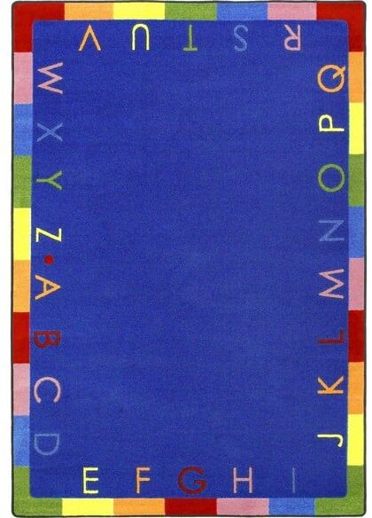 Joy Carpets Kid Essentials Rainbow Alphabet Primary