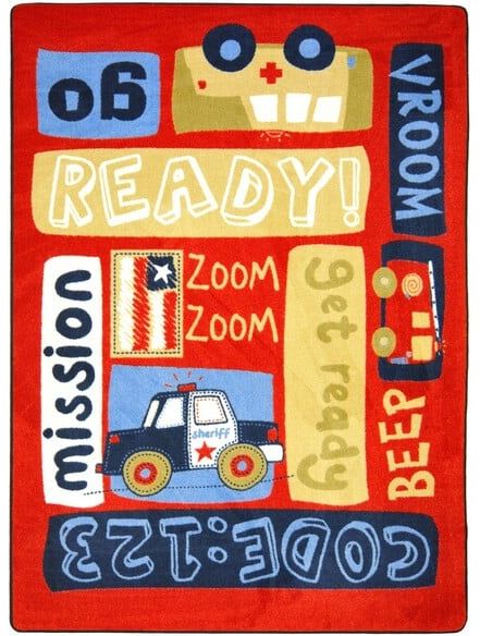 Joy Carpets Kid Essentials Ready, Set, Go! Multi