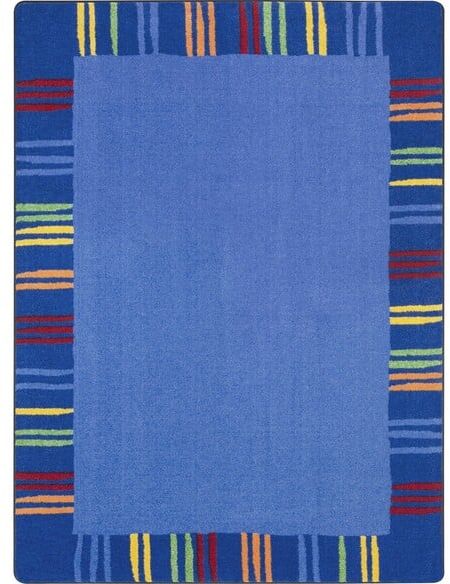 Joy Carpets Kid Essentials Seeing Stripes Rainbow