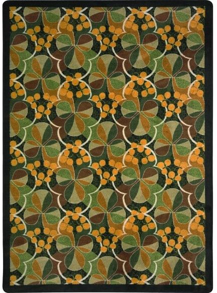 Joy Carpets Kaleidoscope Shamrock Multi