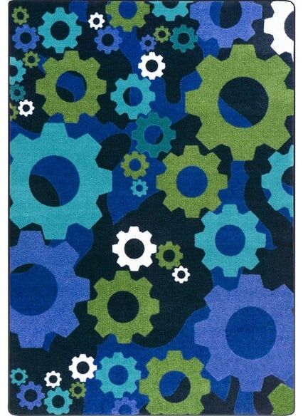 Joy Carpets Kid Essentials Shifting Gears Violet