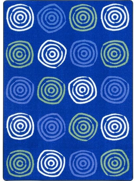 Joy Carpets Kid Essentials Simply Swirls Seaglass