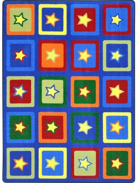 Joy Carpets Kid Essentials Sitting Stars Multi