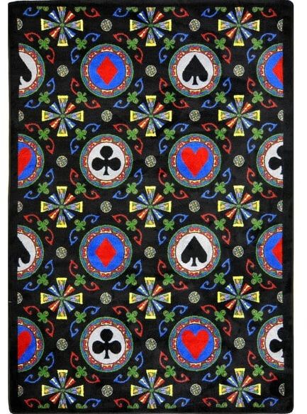 Joy Carpets Games People Play Stacked Deck Black