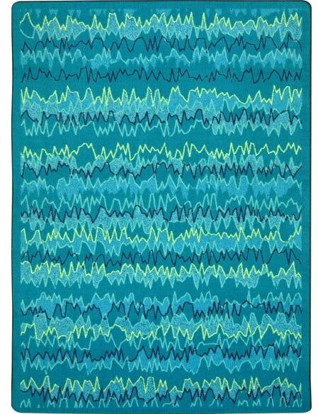 Joy Carpets Kid Essentials Static Electricity Teal