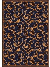 Joy Carpets Any Day Matinee Acanthus Navy