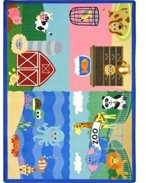 Joy Carpets Kid Essentials Animals All Around Multi