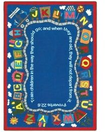 Joy Carpets Kid Essentials Bible Train Multi