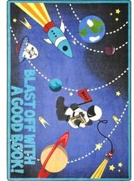 Joy Carpets Kid Essentials Blast Off With a Good Book Multi