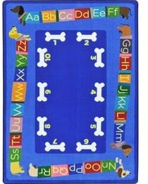 Joy Carpets Kid Essentials Doggone Good Alphabet Multi