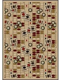 Joy Carpets Games People Play Feeling Lucky Beige