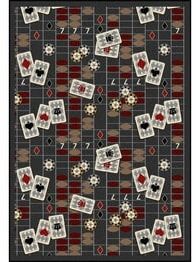 Joy Carpets Games People Play Feeling Lucky Charcoal