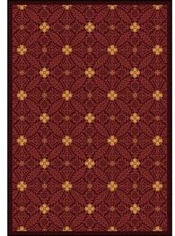 Joy Carpets Any Day Matinee Fort Wood Burgundy