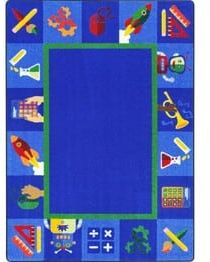 Joy Carpets Kid Essentials Full STEAM Ahead Multi