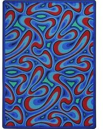 Joy Carpets Kaleidoscope Groovy Multi