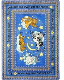 Joy Carpets Kid Essentials Hey Diddle Diddle Blue