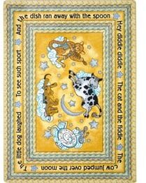 Joy Carpets Kid Essentials Hey Diddle Diddle Yellow