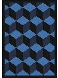 Joy Carpets Kaleidoscope Highrise Navy