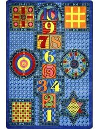 Joy Carpets Kid Essentials Games Galore Sapphire