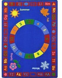 Joy Carpets Kid Essentials Learning Time Multi