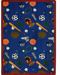 Joy Carpets Games People Play MultiSport Blue